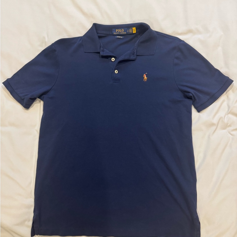 Ralph Lauren Men's Classic Blue Polo Shirt